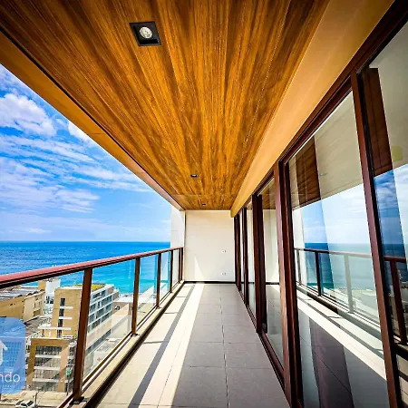 Apartamento Com Linda Vista Mar No Nau Salvador Exterior photo