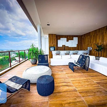 Apartamento Com Linda Vista Mar No Nau Salvador Exterior photo