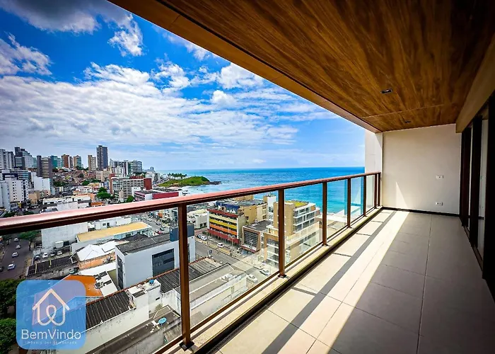 Apartamento Com Linda Vista Mar No Nau