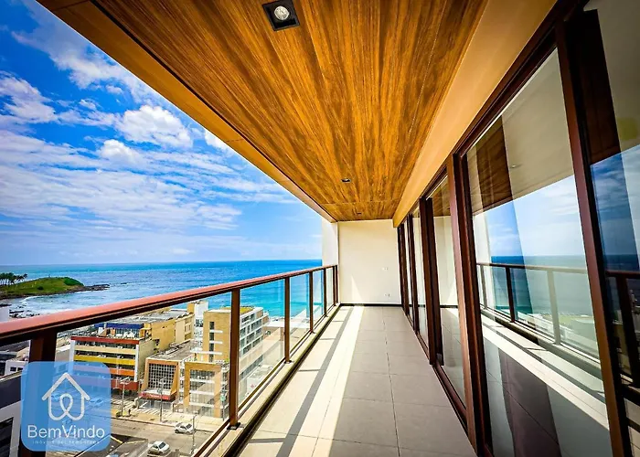 Apartamento Com Linda Vista Mar No Nau