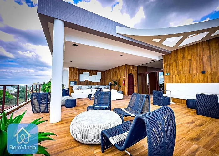 Apartamento Com Linda Vista Mar No Nau